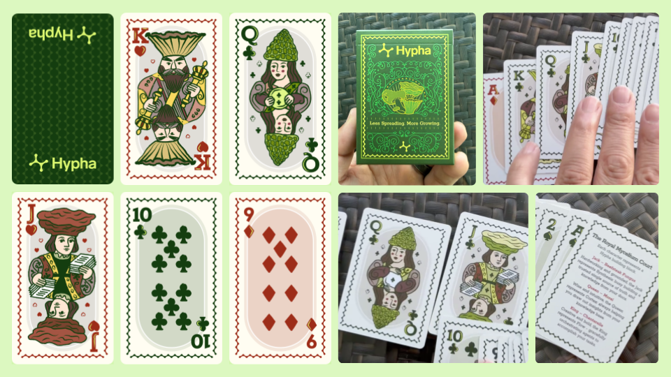 Hypha playing cards